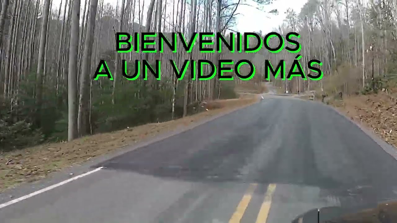 CARRETERA CON CURVAS SUBIDA Y BAJADA }}} CAROLOINA DEL NORTE