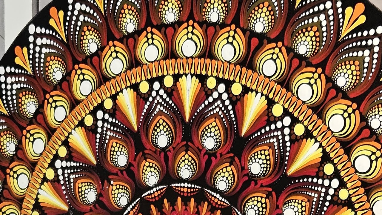Dot mandala Art/Wall hanging/ mandala art #dotmandala 