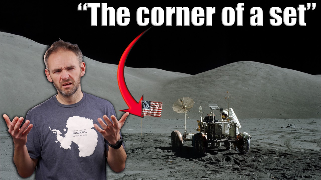 Hoaxers show Apollo was filmed on a set?