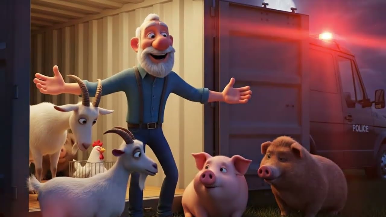Thief in Old MacDonald Farm! 😱 Every Animal is Gone! 🐎🐄 Police Officers Save the Day 👮‍♂️