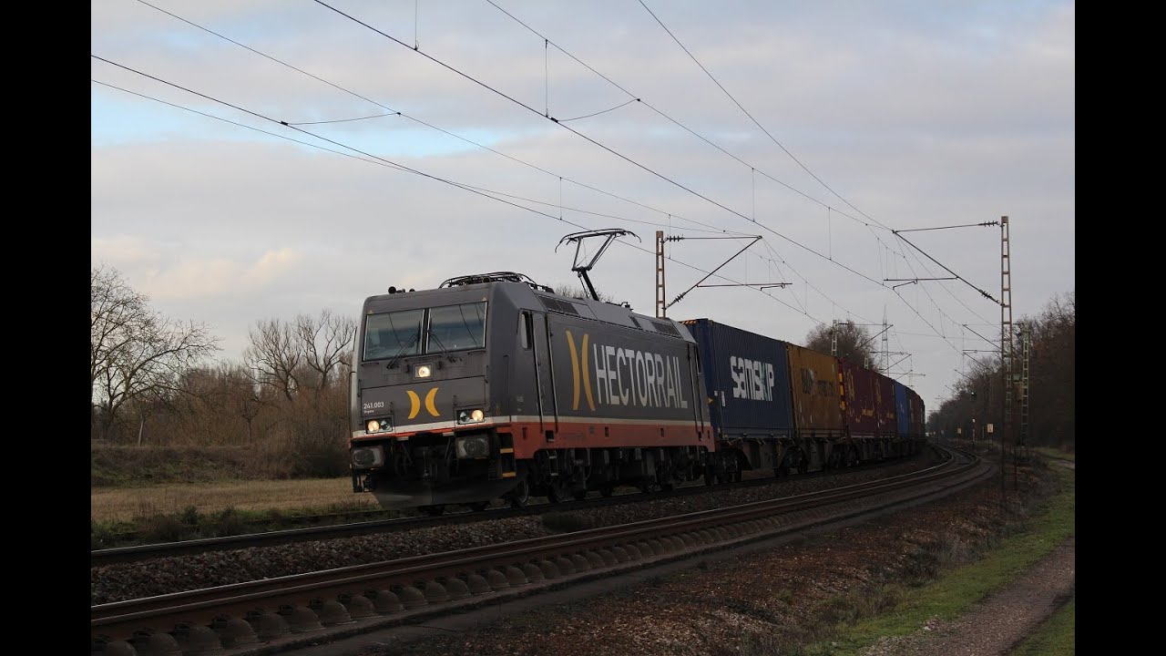 Nette Lokführer in Waghäusel mit Re4/4 und Hectorrail 185