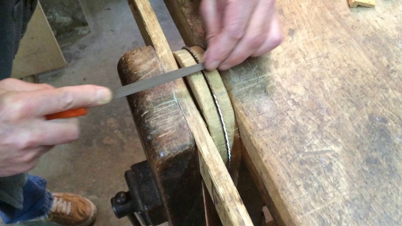 Afilado dientes sierra circular con lima de tri&aacute;ngulo (Box'20)