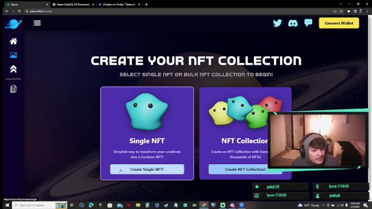 SaturnNFT upgrade your NFTs on Cardano