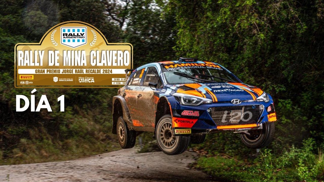 GP Rally de Mina Clavero 2024 | Rally Argentino | DÍA 1 | SRally