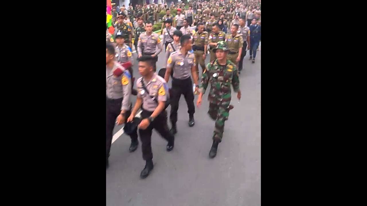 parade 1.425 taruna latsitardanus 2016 bangka belitung