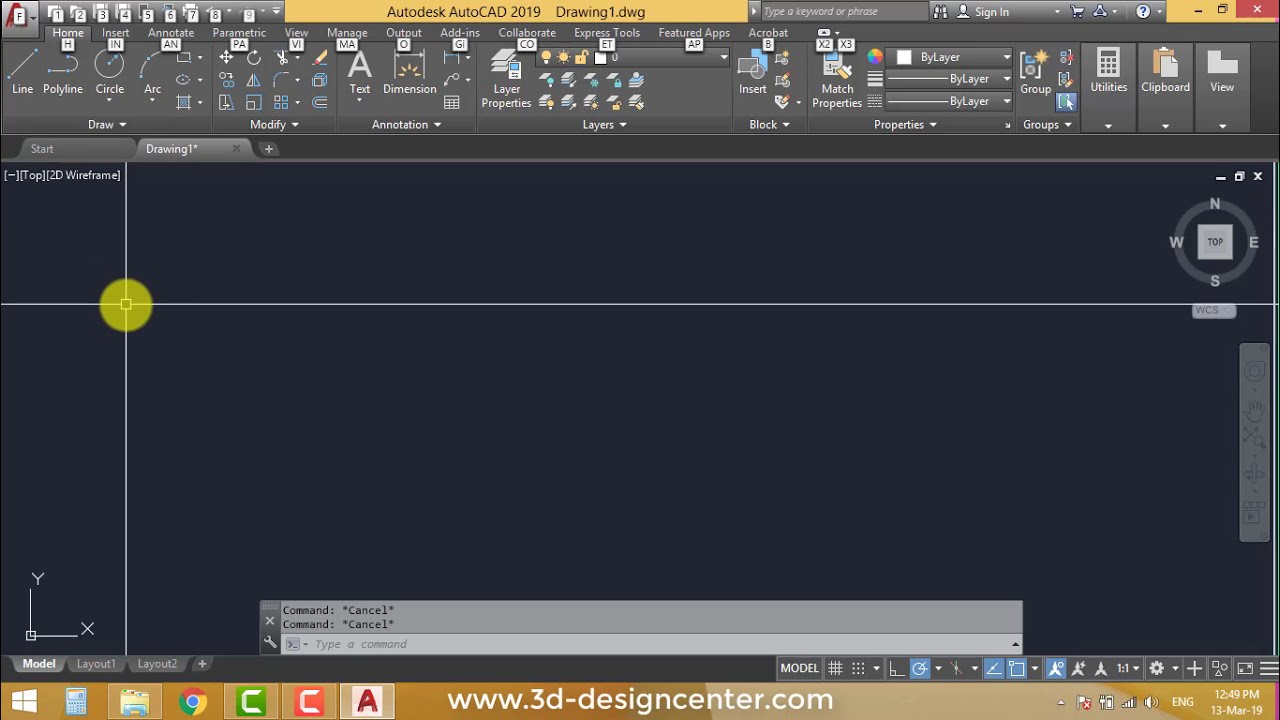 29 วิธีการดูคำสั่งย่อต่างๆ ในโปรแกรม Autocad