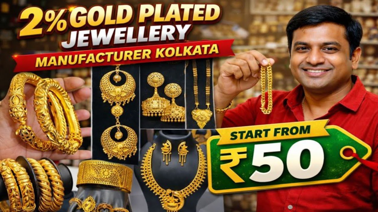 2% Gold Plated Jewellery Manufacturer Kolkata | High-Quality Forming & Micro Gold Jewellery Factory