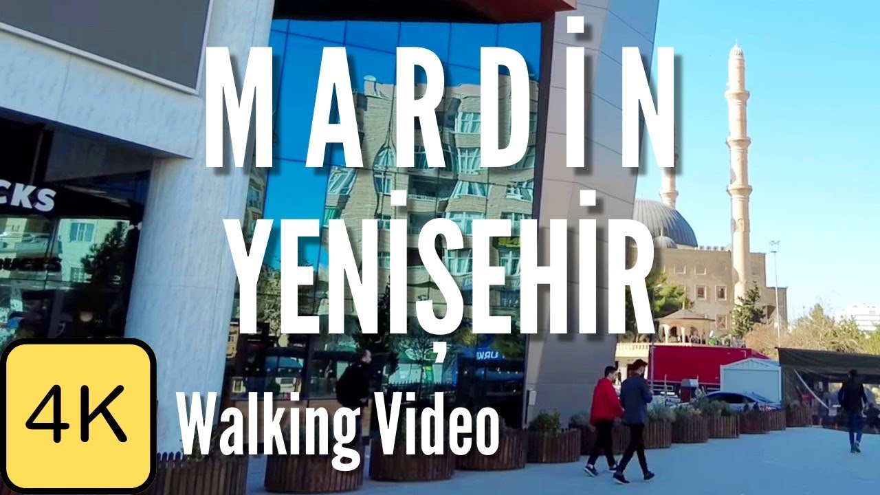 Walk in Mardin, Yenişehir, Turkey, 4k Turkiye Walking Tour