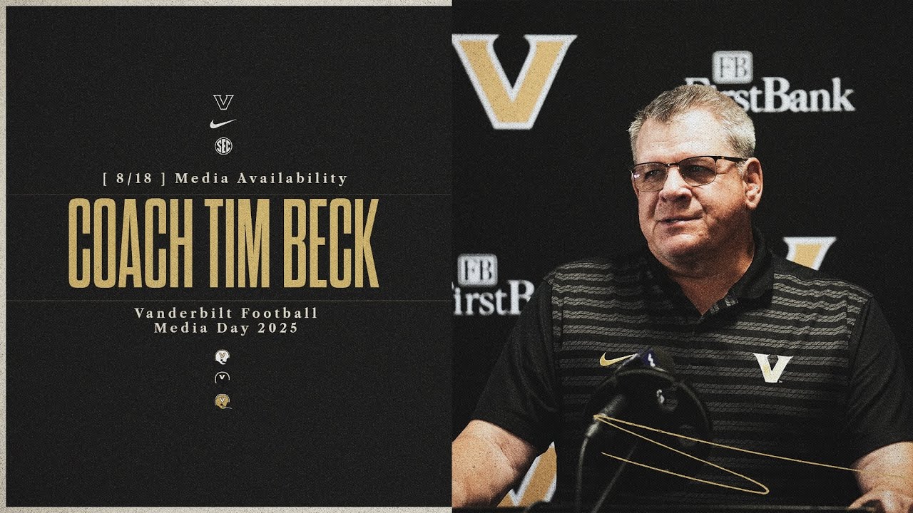2025 Vanderbilt Football Media Day | Tim Beck