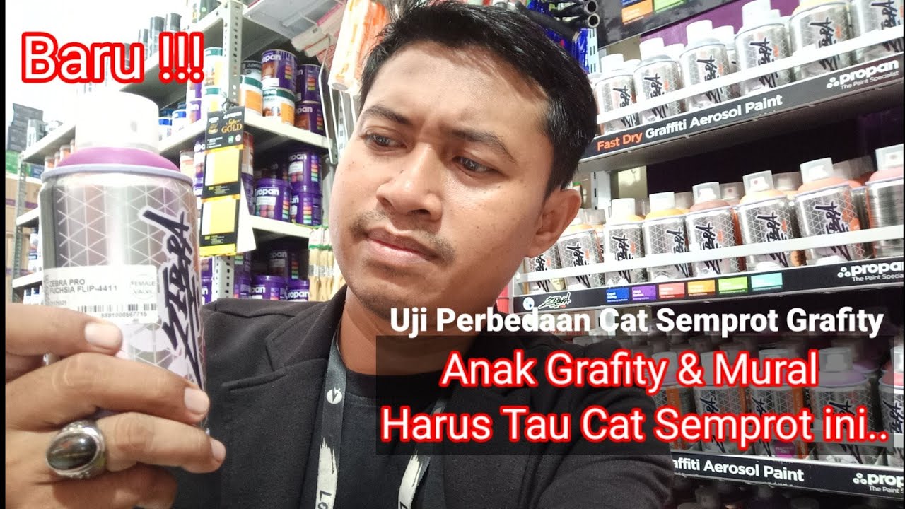 ZEBRA PRO!! Cat Semprot Buat Anak Grafity