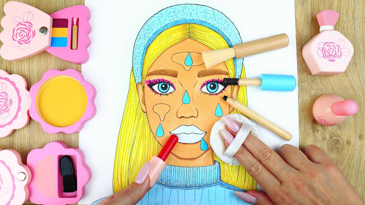 ASMR Makeup for Princess with WOODEN COSMETICS 💄 Makeup tutorial