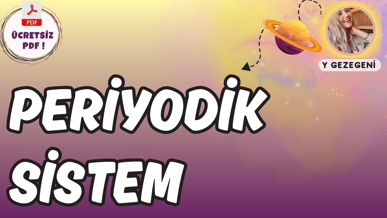 🌟 PERİYODİK SİSTEM 2025 TYT KİMYA KAMPI #2025tayfa