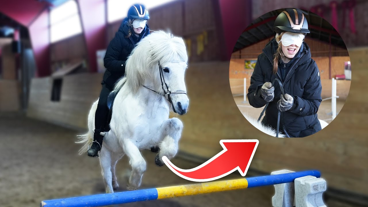 RIDER OCH HOPPAR UTAN ATT SE 👀