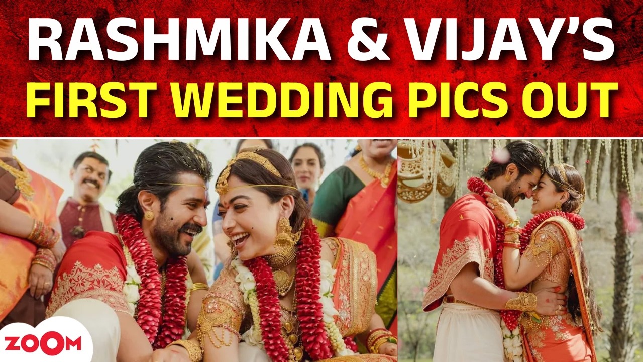 Live : Rashmika Mandanna & Vijay Deverakonda's FIRST wedding pics out from their Telugu marriage!