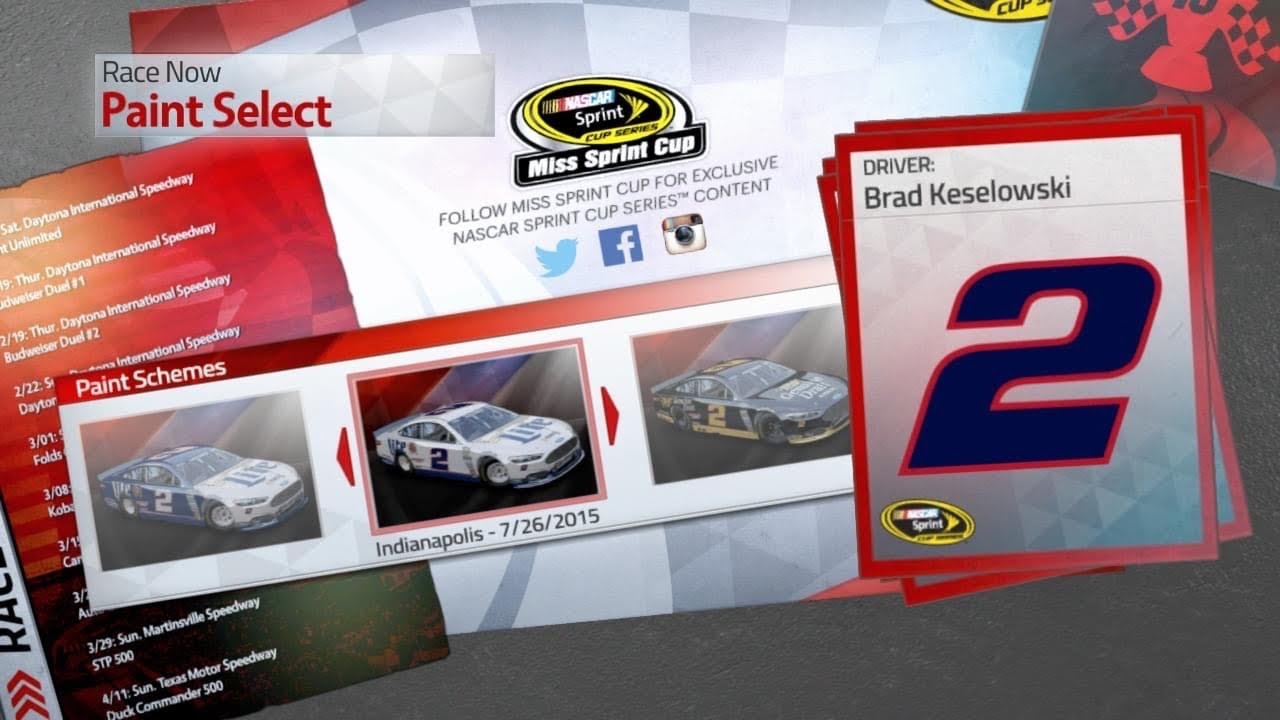 NASCAR '15 Victory Edition - Brad Keselowski at Talladega (2015 Miller Lite)