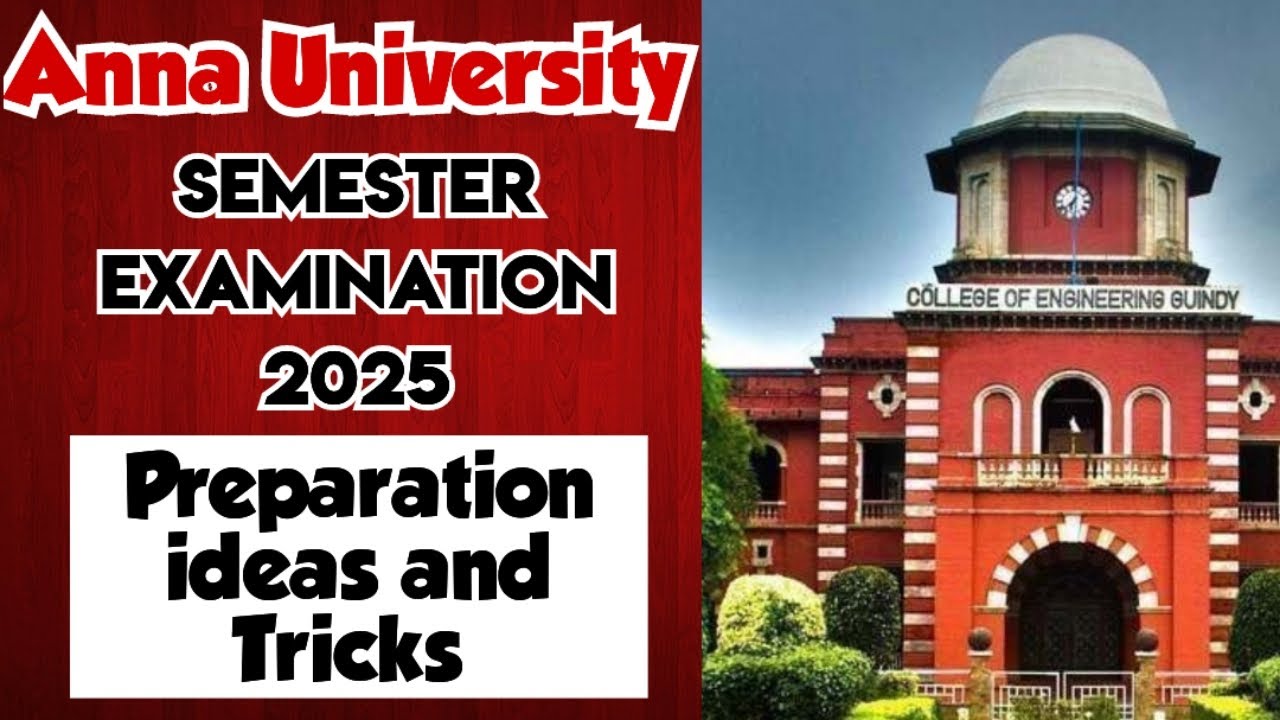 Anna University Engineering semester examination preparation and tricks 2025|Engineering king|