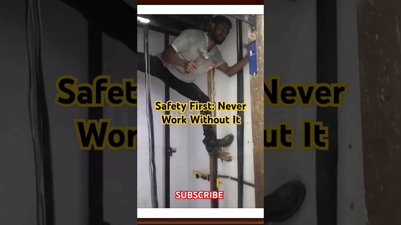 Safety First: Never Work Without It #