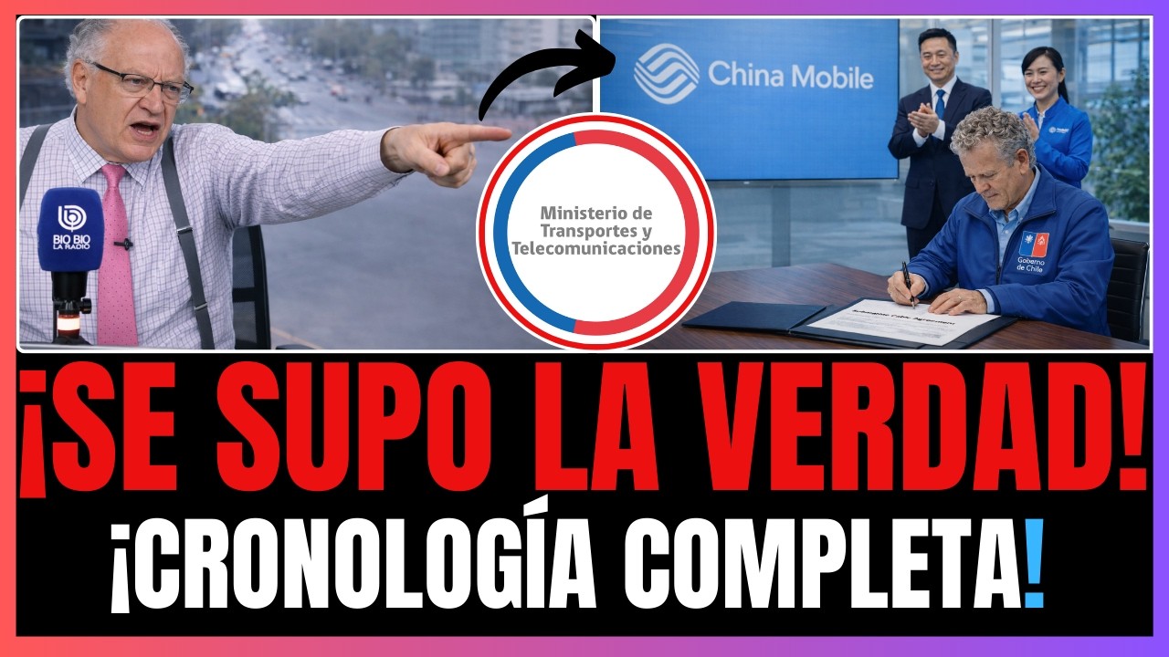 ¡SE SUPO TODO! Tomás Mosciatti revela detalles inéditos sobre China Mobile y el cable Chile-China