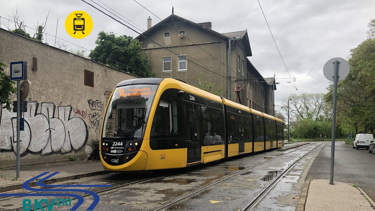 [Tram Cab Ride] Budapesti 19-es villamos / Bécsi út - Vörösvári út ➡ Kelenföld vasútállomás