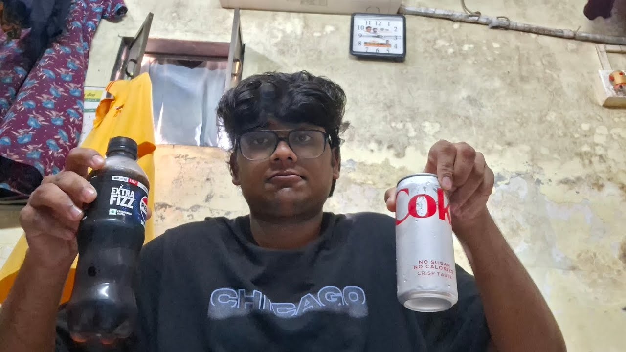 Trying Diet coke for first time. 😱