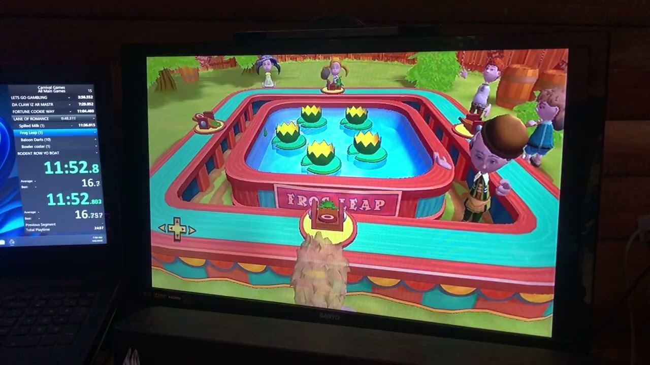 Carnival games (Wii) - all main games speedrun ￼in 17:51