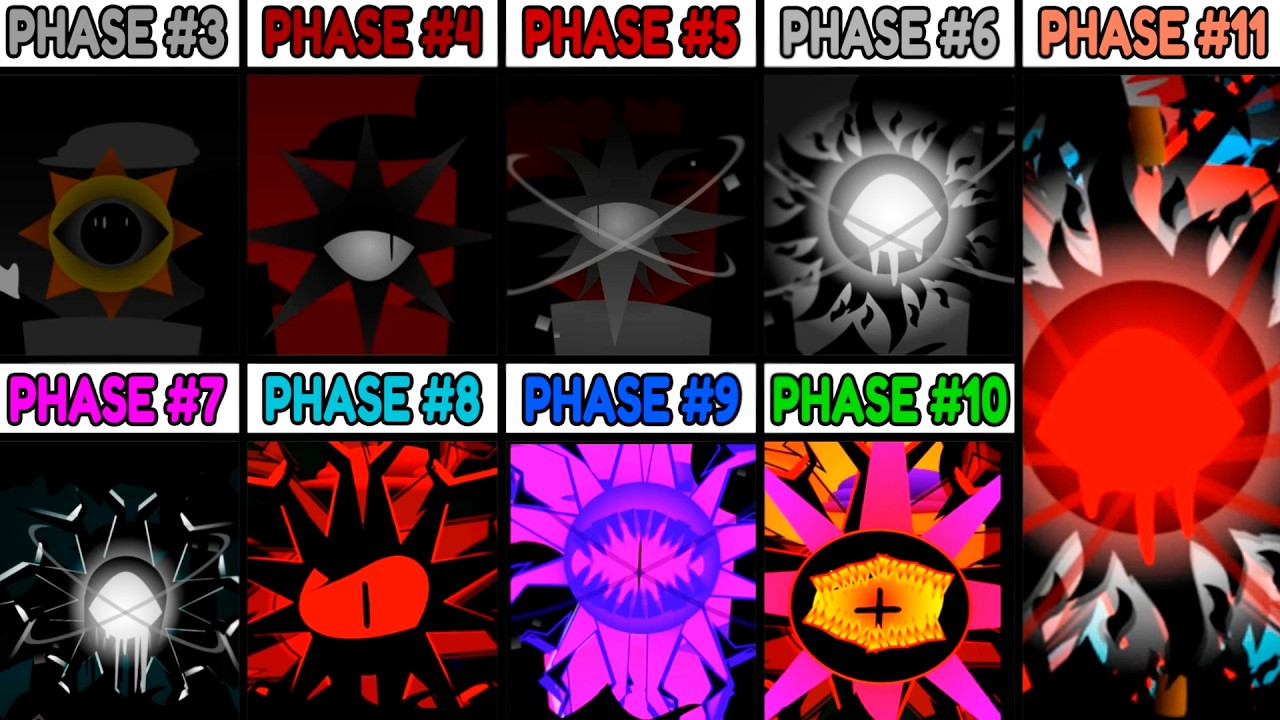 Incredibox - Sprunki Mix All Phases Definitive: Phase 3-11 - NEW UPDATE | Horror Versions!