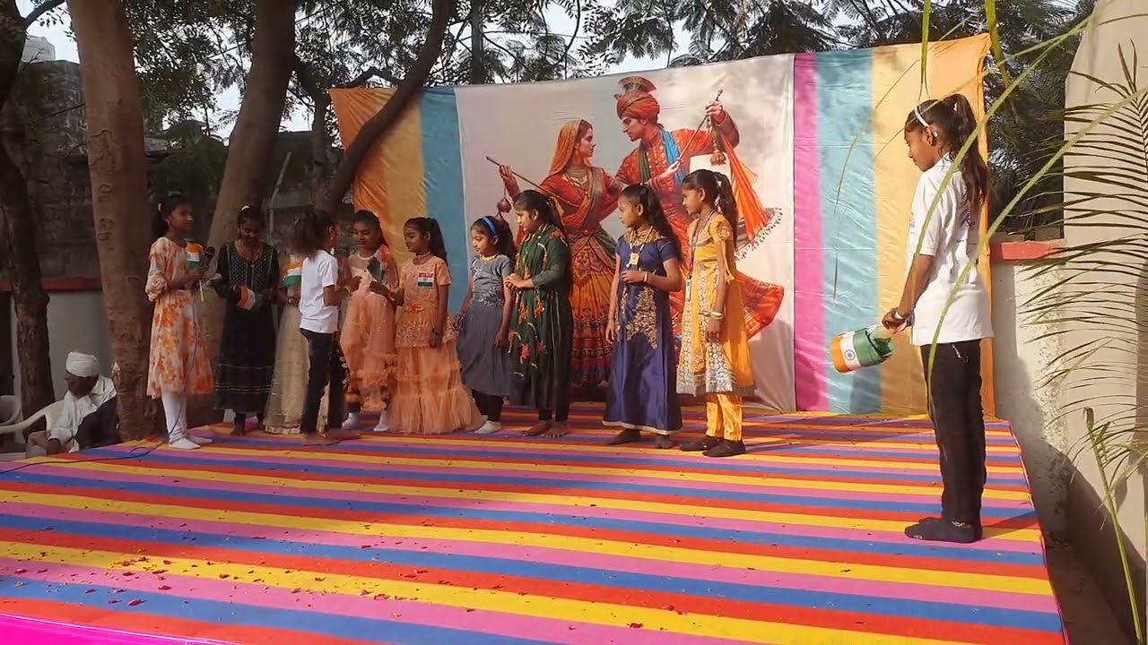 REPUBLIC DAY CELEBRATION -2026 TIRANGA  NA SNMAN MATENU NATAK STD-5 GIRLS