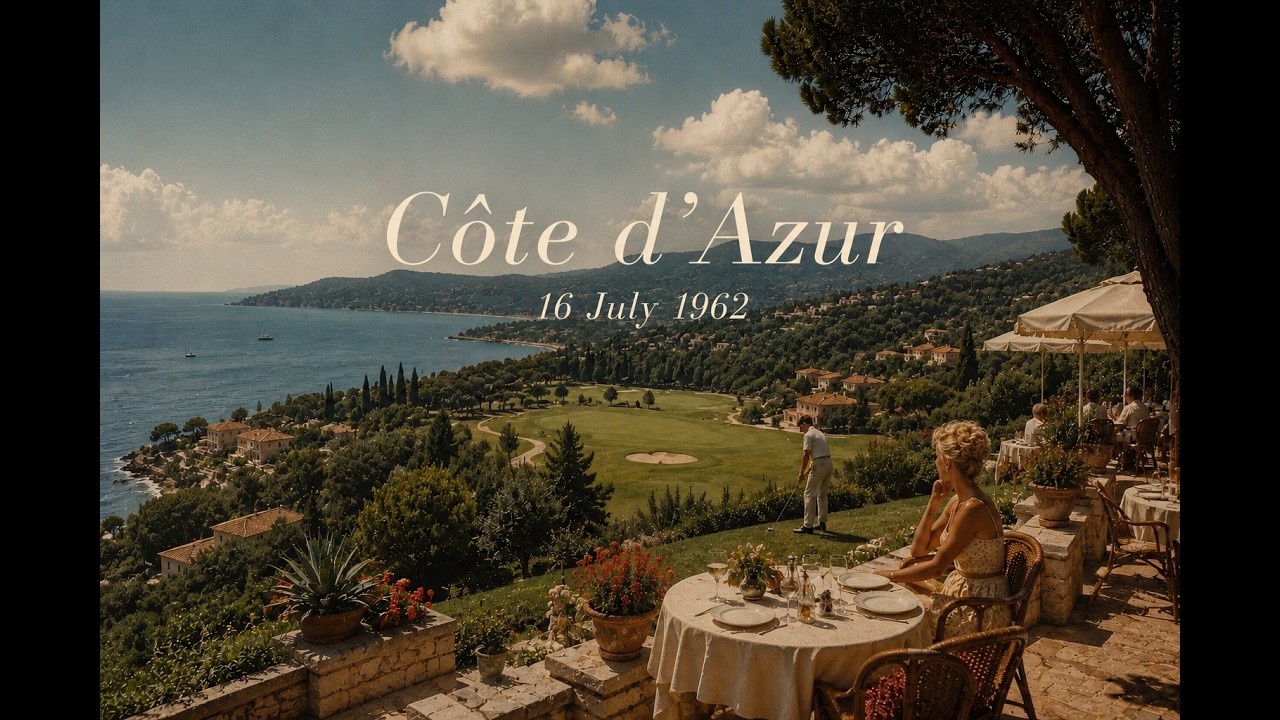 C&ocirc;te d&rsquo;Azur 1962 🌴 Old Money Riviera Vibes | Vintage Jazz & Mediterranean Dreams