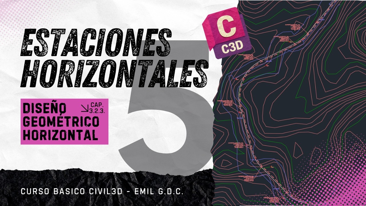 Tutorial Civil 3D: Diseño de Alineación con Cálculo de Estaciones y Control en Excel