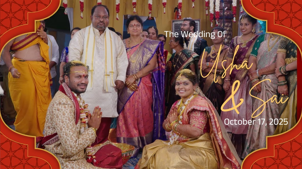 Usha Sri & Sai Kumar  Wedding Full Length 4K