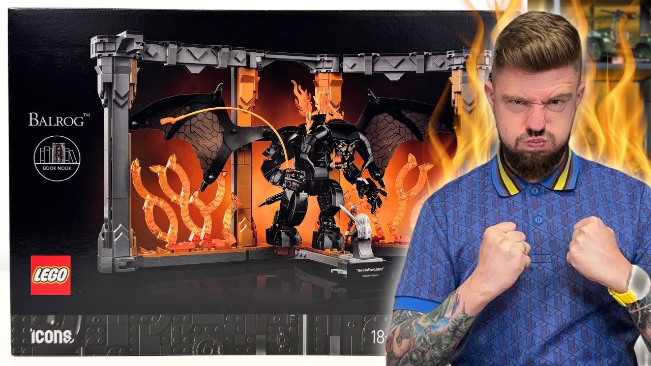 WŁADCA PIERŚCIENI: BOOK NOOK Z BALROGIEM 🔥 LEGO ICONS 10367 RECENZJA