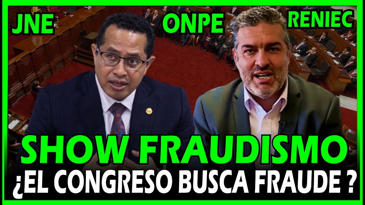 🟢🟩ALERTA! EL CONGRESO BUSCA FRAUDE  E INVITA  A JNE, ONPE, RENIEC Y A JURISTAS DE RENOVACI&Oacute;N POPULAR