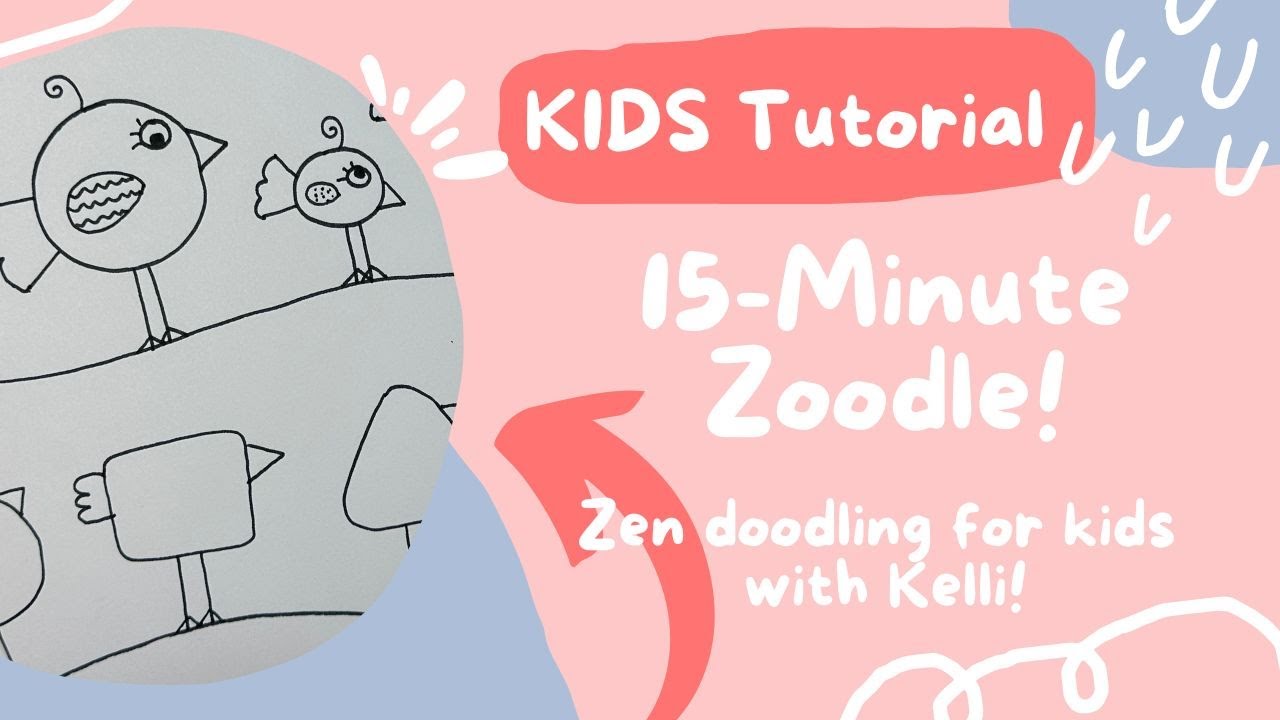 Zoodle! Zen Doodle. Zentangle&copy; Method for kids!