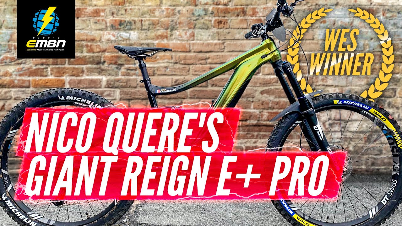 WES Winner Nico Quere's Giant Reign E+ Pro | EMBN Pro Bikes