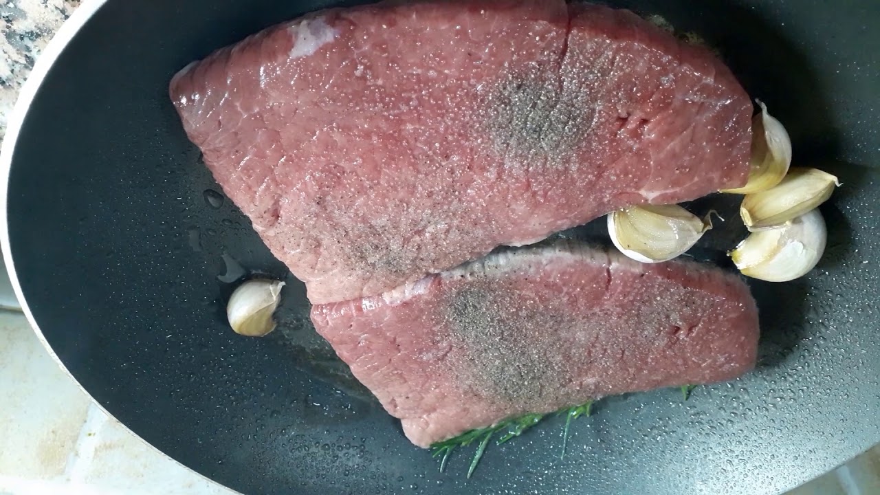 How to cookTopside steak recipe and style كيفية تجهيز الاستيك و طبق خمس نجوم