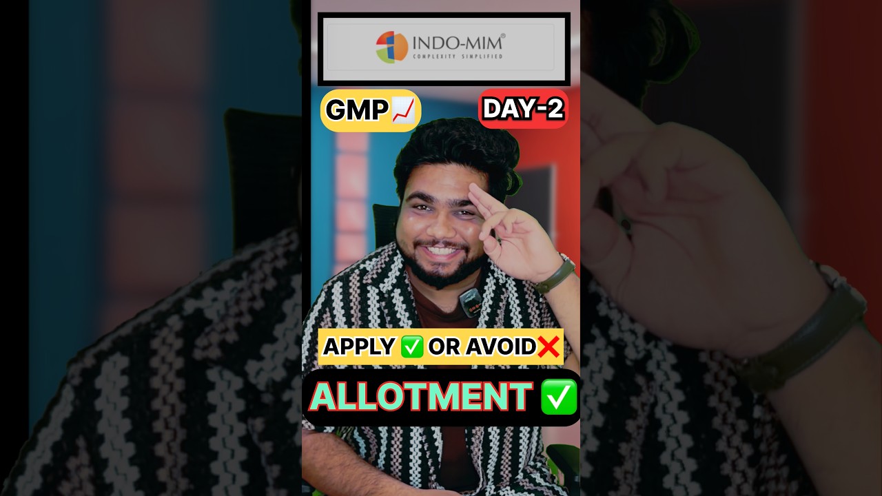 Day-2 | subscription | gmp | apply or avoid? | Indo mim ipo