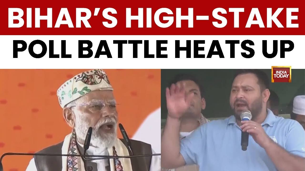 Modi's 'Jungle Raj' Salvo At RJD; Tejashwi Says Nitish 'Hijacked' | PM Modi Vs Tejashwi Yadav News