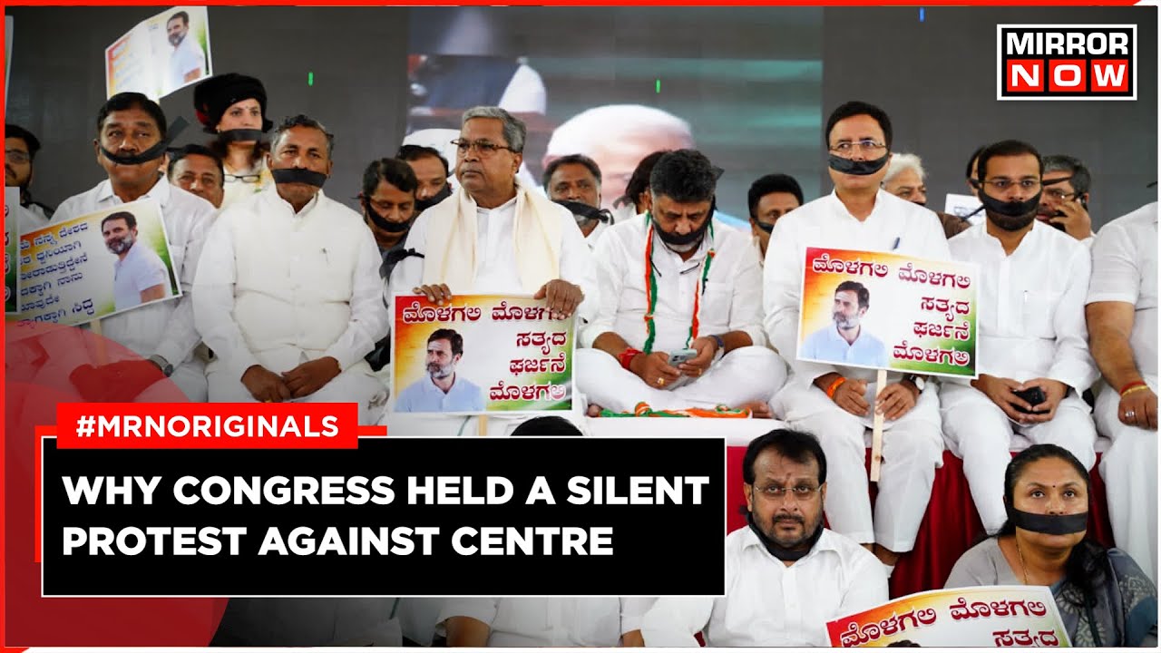 Congress Silent Protest over Raga&rsquo;s Disqualification: Rahul Gandhi Defamation Case | Gujarat HC