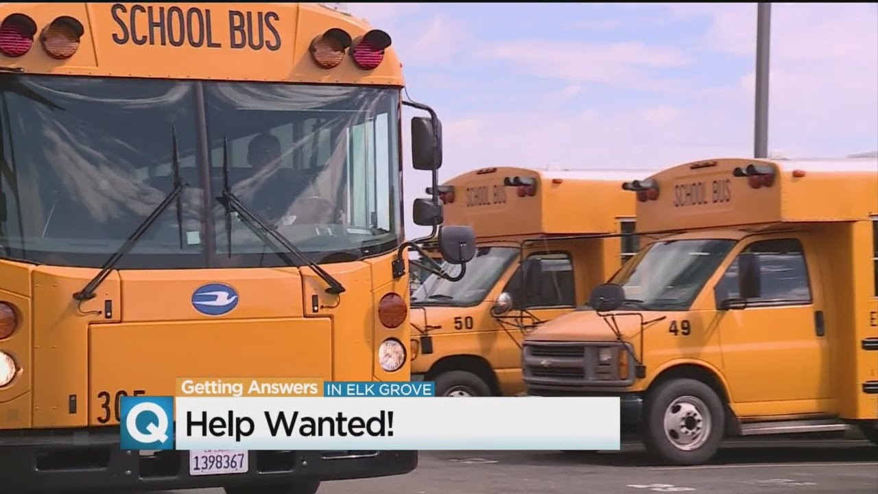 Sacramento School Districts Need Bus Drivers; No Experience Required