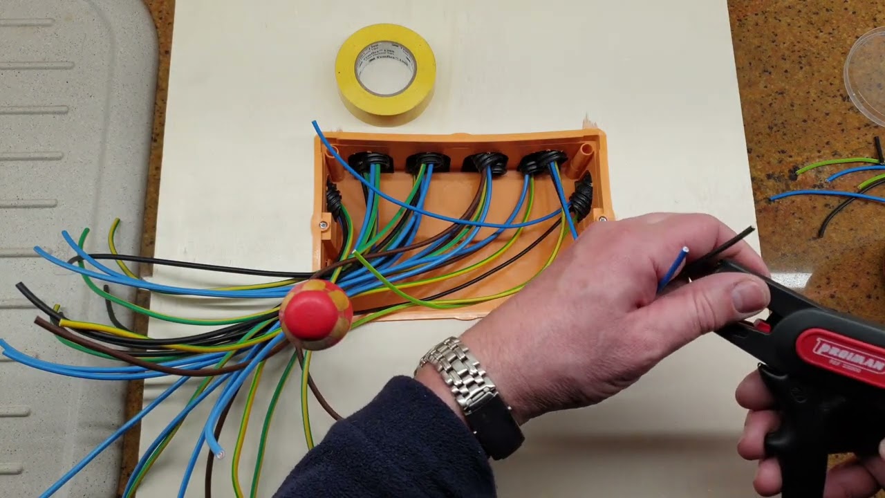 La caja de registro eléctrico . Otro gran desconocido. Wago 221