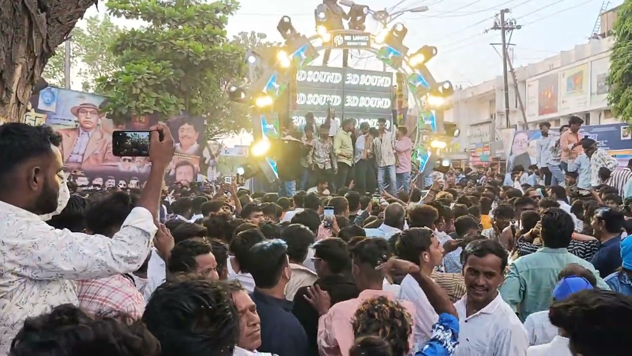 Bhimjayanti 2025,Nanded DJ competition Khallas vs 3D sound #subscribe #nanded #bhimjayanti #dj