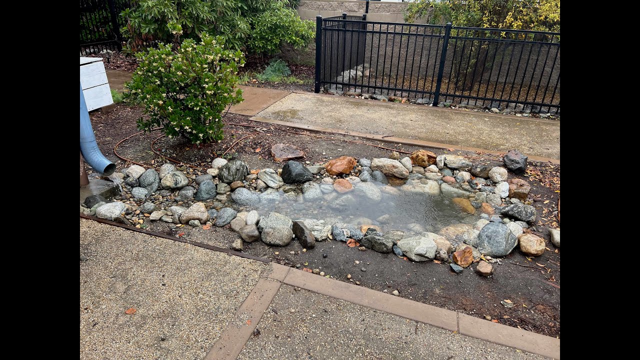 Build a Functional Dry Streambed to Capture Water - Step By Step DIY Tutorial