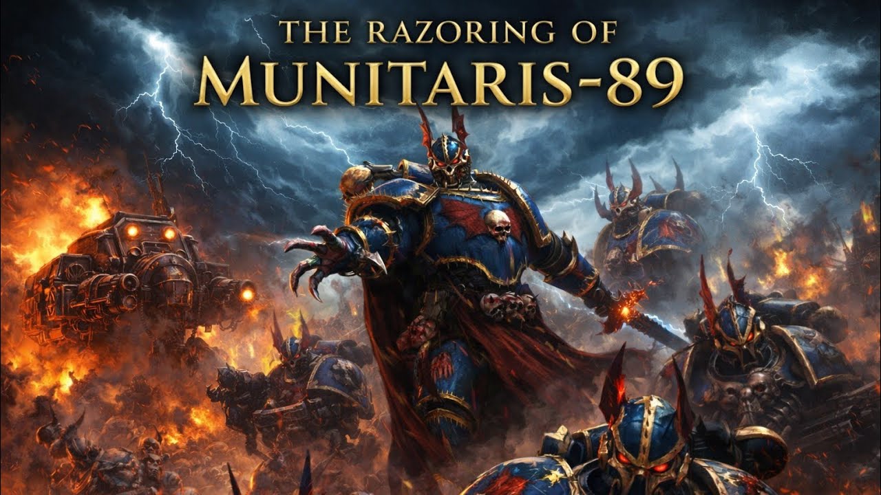 THE RAZORING OF MUNITARIS-89 (OBSIDIAN PRODUCTIONS)(WARHAMMER 40K)(MUSIC)(NIGHT LORDS)