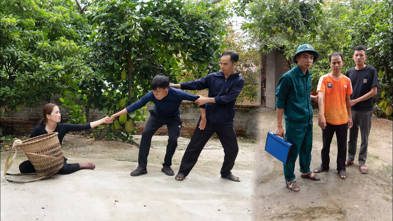 The bad father abused Thai when Hoa was there | The police arrived to handle the case in time
