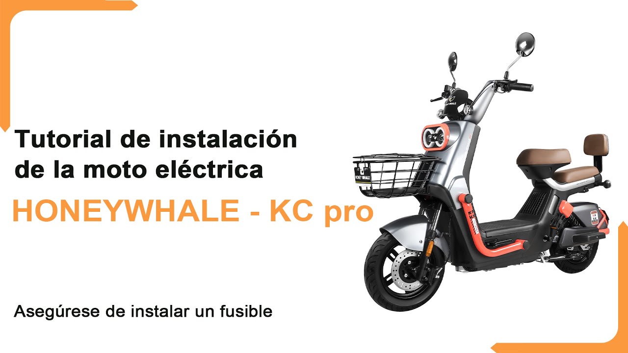 Tutorial de instalación de la moto eléctrica HONEYWHALE KC PRO#bicicletaelectrica #ebike #bike