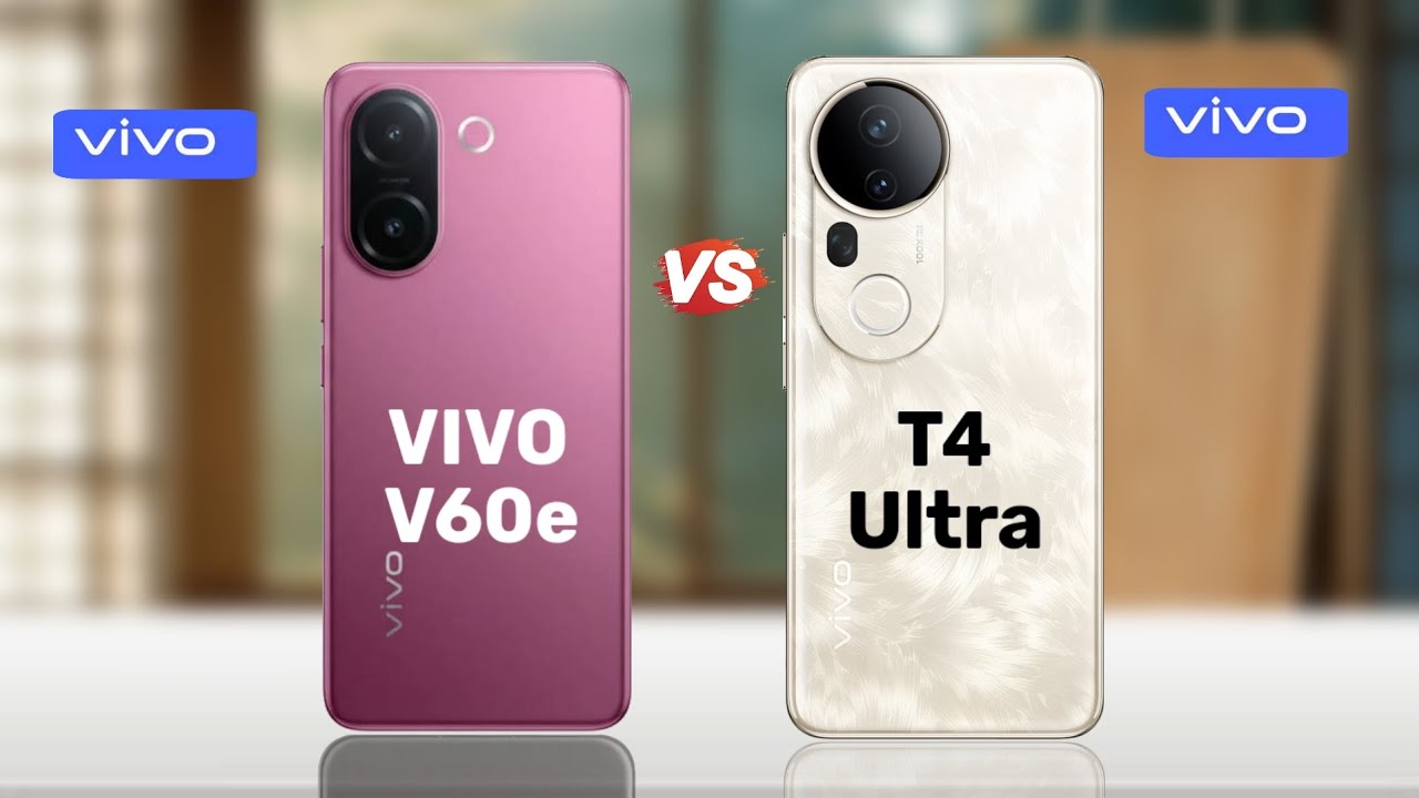 VIVO V60e 5g vs VIVO T4 Ultra || Full Specs Comparison