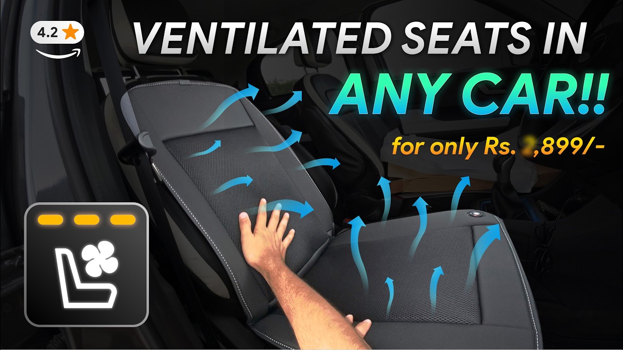 Upgrading my CAR 🚘 with Ventilated Seat - by myself! | Installation, Cost & Review (POV)