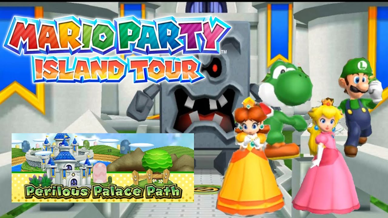 Mario Party Island Tour Walkthrough Part 1 Perilous Palace Path (1080p 3DS)