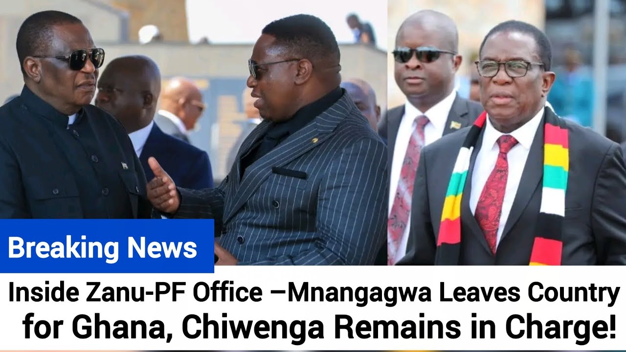 Breaking🇿🇼inside Zanu-PF Office Mnangagwa leaves County For Ghana Chiwenga Remains in Charge
