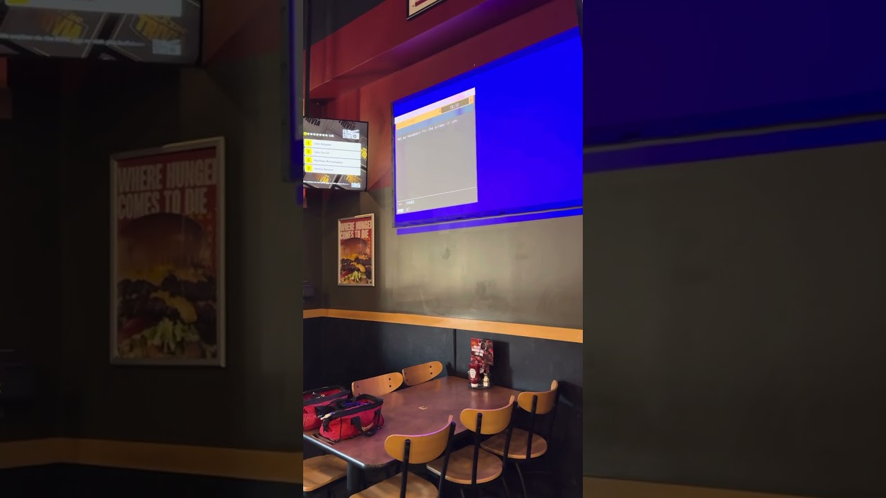 Initial setup of a FRZ50 Panasonic projector